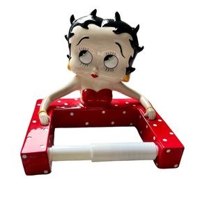 New! Vintage Betty Boop Toilet Paper Holder